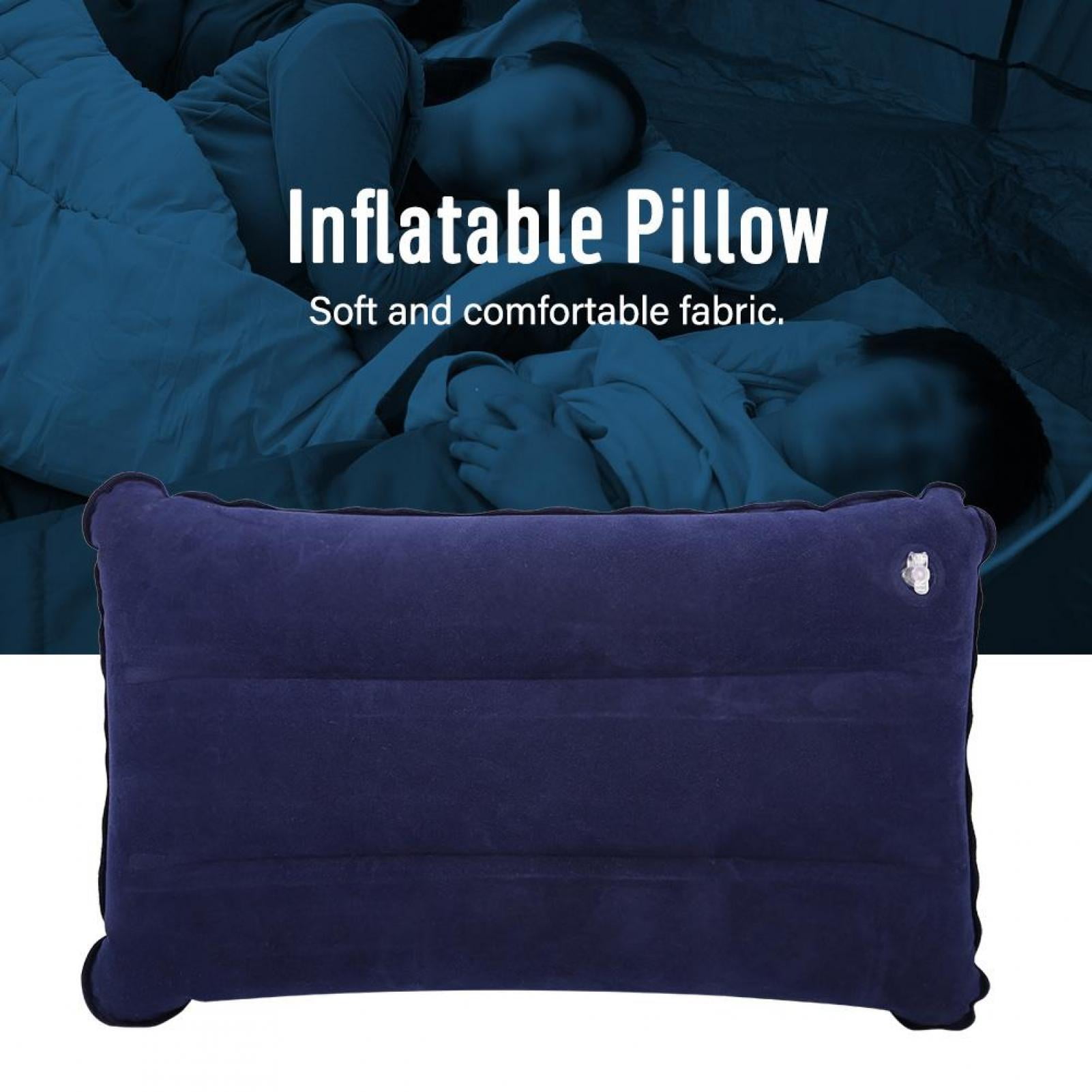 Kritne Inflatable Travel Pillow,2 Colors Outdoor Portable Folding