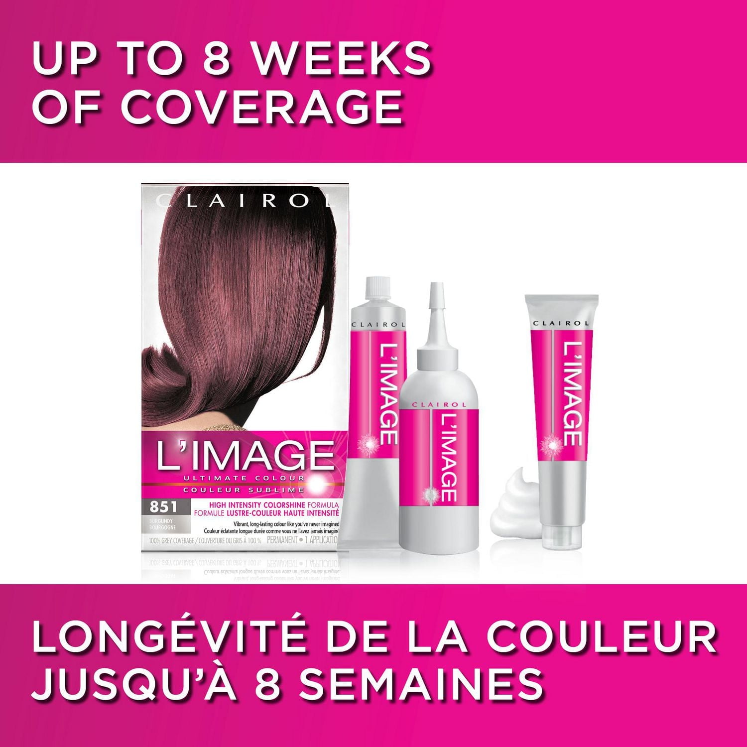 Clairol L'Image Permanent Hair Dye, Vibrant colour