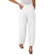thumbnail image 4 of WILLBEST Pantalones Casuales para Mujer, de Uso Diario, de Color Sólido, con Cintura Elástica, Largos y Bolsillos Laterales para Un Estilo y Comodidad Sin Esfuerzo. Grande, 4 of 7