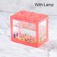 thumbnail image 1 of Mini pecera con luz, acuario de escritorio, caja para reptiles, terrario para peces e insectos, 1 of 5