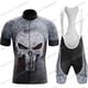 thumbnail image 2 of 2023 Skull Cycling Jersey Set Justiceiro Cycling Clothing Mens Punisher Road Bike Shirt Suit Bicycle Bib Shorts MTB Riding Clothing 17 3XL, 2 of 5