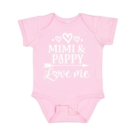 

Inktastic Mimi and Pappy Love Me Gift Baby Boy or Baby Girl Bodysuit