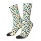 thumbnail image 1 of Fotbe Fathers day Calcetas Largas con Estampado para Hombre y Mujer – Calcetas de Compresión Transpirables y Elásticas, Viajar y Uso Diario Talla 5-11, 1 of 6