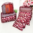 thumbnail image 5 of 6pcs Travel Organizer Set Suitcase Storage Bag Portable Clothes Underwear Shoes Cubes For Travels Makeup Bags Luggage Organizers, 5 of 10