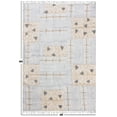 thumbnail image 3 of Casavani Handmade Cotton Flat Weave Custom Rug, Blue 2x3 feet, 3 of 6