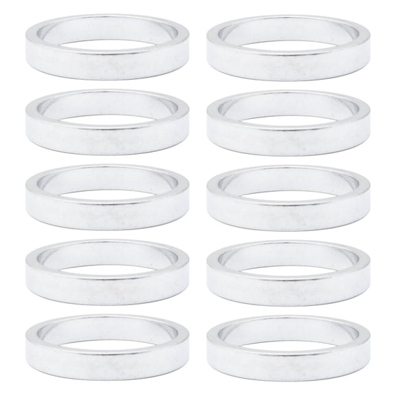 Origin8 Alloy Headset Spacers 1in x 5mm Spacer Silver