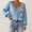 Sky Blue, variant on FDGIU Cardigan Sweaters for Women Trendy Cardigans Women's Casual Sweater Tops High V-Neck Long Sleeves Button Coat Jacket Knitted Blouse