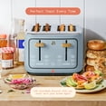 thumbnail image 4 of Beautiful 4-Slice Toaster with Touch-Activated Display, Cornflower Blue by Drew Barrymore, 4 of 16