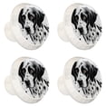 thumbnail image 2 of HemaKayy 4 Pack 1.37" Decorative Cabinet Knobs - Elegant ABS Glass Handles for Home Furniture Decor - Dresser Drawer Door Pulls - Perfect for Kitchen Bedroom - Animal Pet Dog, 2 of 8