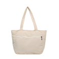 thumbnail image 1 of Bolso de mano estético para mujer y niña bolso Hobo de color sólido con bolsillos bolsa de comestibles, 1 of 9