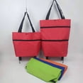 thumbnail image 4 of Sac de Magasinage Pliable Chariot Sac avec Roues Fourre-Tout d'Épicerie Sac à Main Pliable, 4 of 4