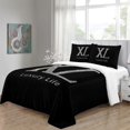 thumbnail image 4 of Ensemble de Housse de Couette de Luxe Motif Ensemble de Housse de Couette Cadeau Designable, Full (80"x90 Pouces), 4 of 5