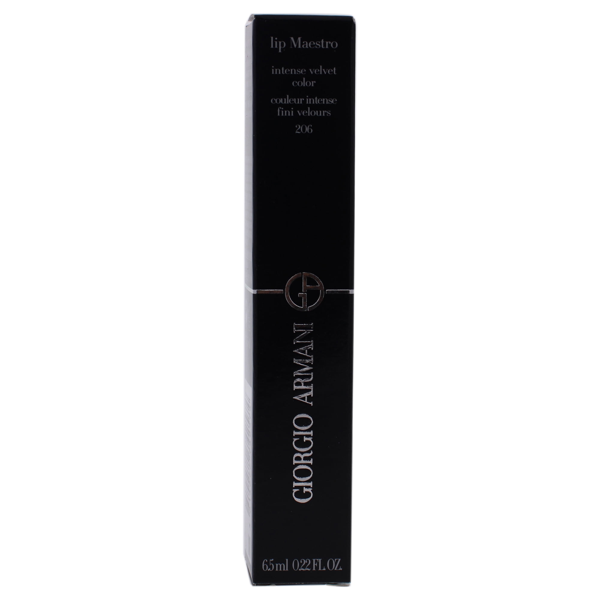 Giorgio Armani Lip Maestro Intense Velvet Color - 206 Cedar, 0.22 oz Lipstick