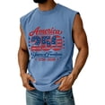 thumbnail image 3 of Youpwaven 250 Anniversary USA Shirt for Men, 1776-2026 America 250 Merchandise, Patriotic Years of Freedom Muscle Tank, Men's Sleeveless Graphic Tee, 3 of 4