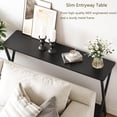 thumbnail image 2 of Ourlova Console Table Sofa Tables with Wide Storage 41 inch Hallway Table for Living Room Foyer Bedroom Easy Assembly Console Table Side Table Display Table, 2 of 7