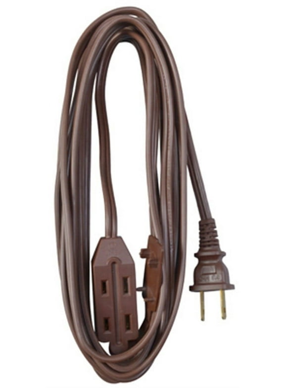 Master Electrician 09405ME 20 ft. Brown Vinyl Cube Tap Extension Cord