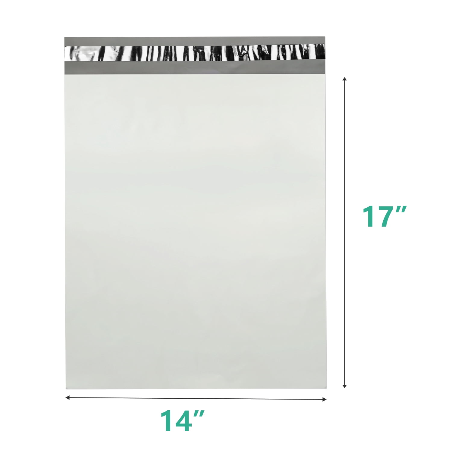 Reliable Mailer 14x17 Inch 500-Pack – Waterproof & Tear-Resistant Self-Seal Poly Shipping Envelopes, Durable Polyethylene Mailing Bags for Business, E-Commerce, and Postal Use