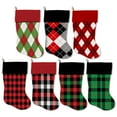 thumbnail image 3 of Christmas Velvet Stocking, "Christmas Plaids  Argyles Group" **Choose from 7 different patterns!**, 3 of 5