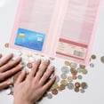 thumbnail image 3 of OULII Lot de 1 Porte-Billets Multifonction Rangement Billets Rose Rangement Photo Famille Vacances, 3 of 8
