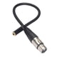 thumbnail image 4 of Cable de alimentación de audio con conector jack estéreo de 3,5 mm/jack a conector XLR/cable de alimentación de audio segundo, 4 of 9