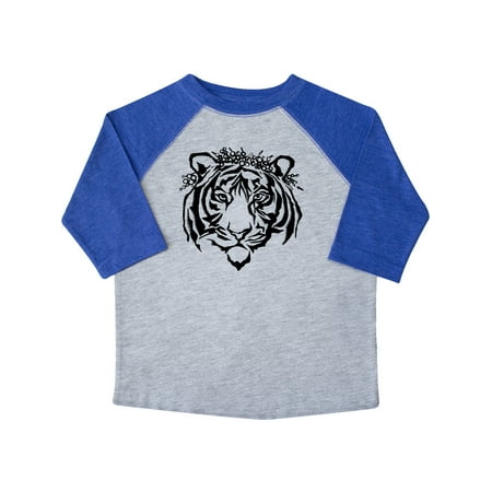 

Inktastic Tiger Queen in Flower Crown Gift Toddler Boy or Toddler Girl T-Shirt
