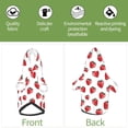 thumbnail image 3 of Uemuo Hand Drawn Strawberry for Winter Dog Hoodie Sweatshirts with Pockets Warm Dog Clothes for Small Dogs Chihuahua-XX-Large, 3 of 8