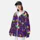 thumbnail image 3 of Fotbe Mardi Gras and Donuts Chaqueta con Protección Solar UPF 50+ para Hombre y Mujer, Camisa con Capucha y Bolsillos-X-Large, 3 of 7