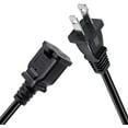 thumbnail image 2 of 0.5M/1.6FT Nema 1-15P to 1-15R Extension Cable,Polarized US 2-Prong Male-Female Extension Power Cord (Polarized Straight/0.5M), 2 of 10