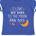 thumbnail image 4 of Inktastic I Love My Yaya to the Moon and Back Boys or Girls Toddler T-Shirt, 4 of 5