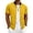 Yellow #044, variant on Full Zip T Shirts for Men Short Sleeve Summer Lightweight Cardigans with Pockets Casual Athletic Workout Shirts, 3XL