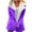 Purple, variant on IROINNID Fleece Jacket for Women Winter Thermal Plush Warm Button Down Thicken Jacket Long Sleeve Outwear Coat,Olive Green
