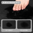 thumbnail image 3 of ChakmeOne 5 Piece Bathroom Rug Set Thin Super Absorbent Non Slip Machine Washable Bath Mat with Rubber Backing for Shower Tub Floor & Toilet, 3 of 7