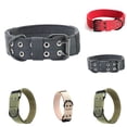 thumbnail image 2 of Dog Collar | Heavy Duty Dog Collar Nylon Dog Training Collar for Medium and Large Breeds | Green Dog Collar with Metal Buckle, 2 of 3