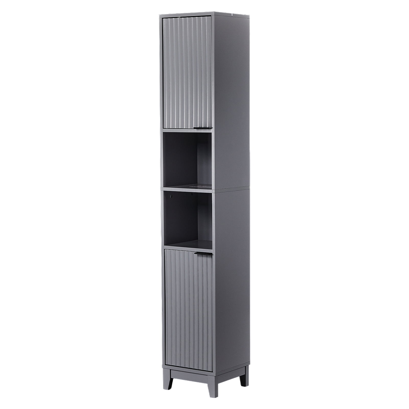 Bathroom Vanity Two Doors And Two Shelves, 30*28*170cm