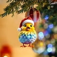 thumbnail image 4 of PRETXORVE Christmas Decorations, Christmas Tree Decorations, Cute Rooster Car Hanging ornament Home Tree Decoration Christmas Tree Decoration Home Decoration, 4 of 6