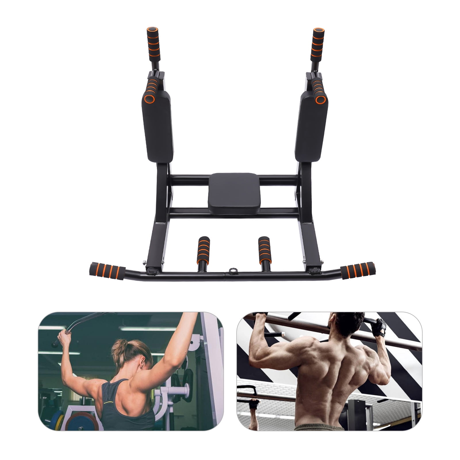 Wildnix Gymnastics Practice Bar – Wall-Mounted, 440lbs Load Capacity, Multiple Grip Positions, Comfortable PU Backrest and Armrests, Space-Saving, Ideal for Strength Training and Fitness