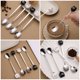 thumbnail image 5 of Cuchara con forma de gato para té y café, cucharas de cerámica y acero inoxidable, cuchara encantadora para helado, postre, amantes de los gatos, 6 uds., 5 of 7