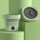 thumbnail image 1 of Lavadora plegable, portátil, pequeña, minimáquina para limpiar ropa interior, enchufe estadounidense verde, 1 of 1