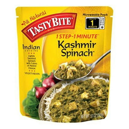 Tasty Bites Kashmir Spinach Entree, 10-Ounce (Pack of 6) ( Value Bulk Multi-pack)