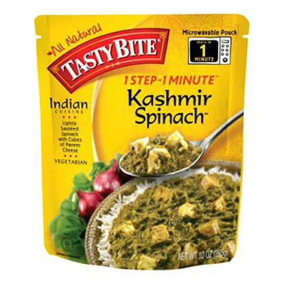 Tasty Bites Kashmir Spinach Entree, 10-Ounce (Pack of 6) ( Value Bulk Multi-pack)