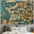 BCIIG Map Germany Jigsaw Puzzle Tapestry Wall Hanging Unique Style for