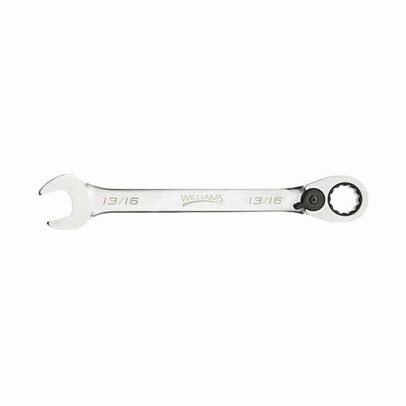 Williams 5/16" Ratcheting Combination Wrench 12 Point High Polished Chrome