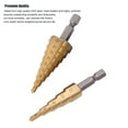 thumbnail image 5 of Step Drill,Set 4-32mm 4-20mm Bit Coated Wood 4-32mm 4-20mm 4-12mm 3pcs Hss Drill Coated Wood Metal Wood Metal Cutter Metal Cutter Core Drill Bit Cutter Core Drill 4-20mm 4-12mm Drill Rookin, 5 of 6