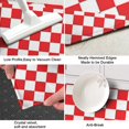 thumbnail image 3 of Red and White Checkered Pattern Kitchen Rug Mat,Kitchen Runner Rugs Non Skid Washable,Decorative Kitchen Floor Mats for Kitchen,Sink,Laundry,17"X47", 3 of 5