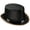 Black, variant on Dress Up America Shiny Top Hats for Adults - Tuxedo Magician Hat - One Size Fits Most (Red)