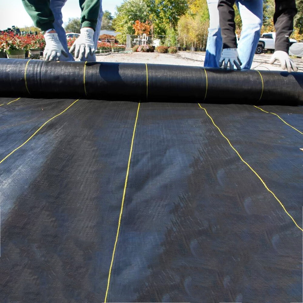 Garden Weed Barrier Fabric Landscape Weed Control Membrane Fabric 4FT x 150FT Ground Cover Barrier Block Mat