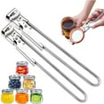 thumbnail image 1 of (2pcs) Master Opener Adjustable Jar & Bottle Opener, Adjustable Multifunctional Stainless Steel Can Opener Jar Lid Gripper, Manual Jar Bottle Opener Kitchen Accessories, 1 of 4