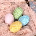 thumbnail image 1 of Decoraciones de Pascua, regalos de Pascua, adornos de Pascua. Juego de 4 huevos de Pascua con textura única de 6 x 8 cm. Para decoración de Pascua. Regalos de Pascua. Huevos de Pascua., 1 of 9