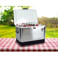 thumbnail image 2 of Koolatron 12V Electric Cooler, 24L (26 qt) Thermoelectric Car Fridge, Self-Locking Handle, Gray/Red, 2 of 14