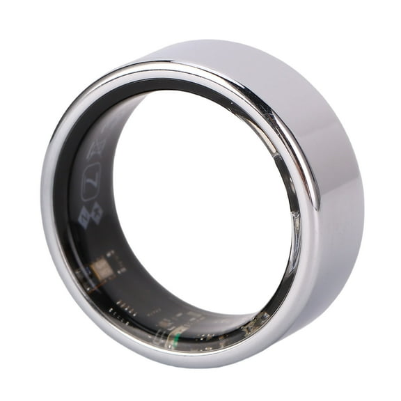 Ring de salud inteligente, Control Silver Fitness Tracker Ring IP68 Agua A Prueba de Agua Cómoda Para Abrenamientos
